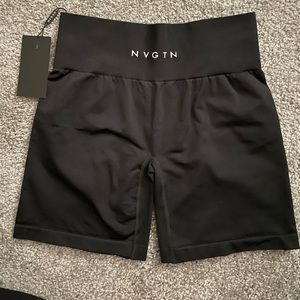 NVGTN Black seamless shorts size small